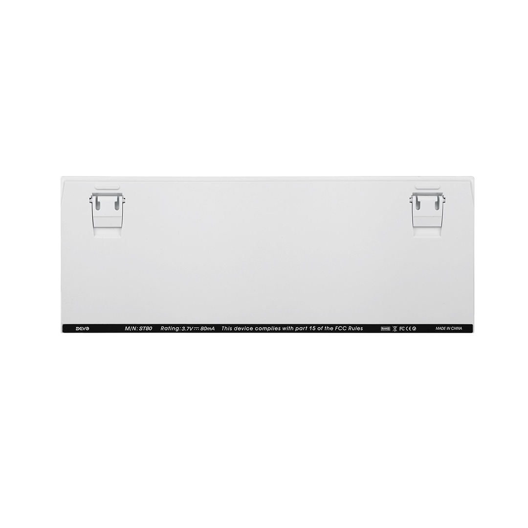 DEVO ST80 — White / Blue Switch layout