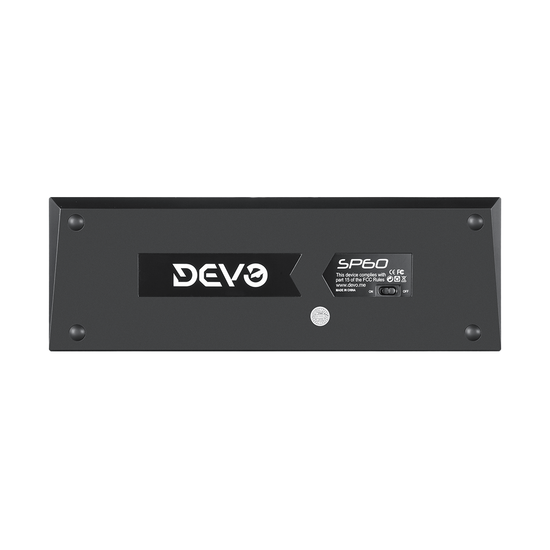 DEVO SP60 — Black / Blue Switch RGB