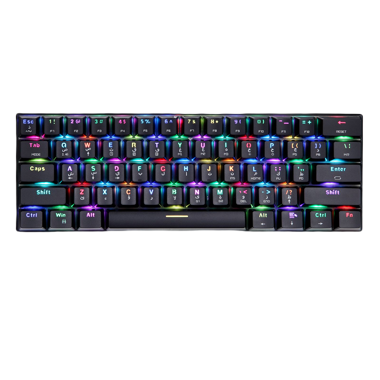 DEVO SP60 — Black / Blue Switch