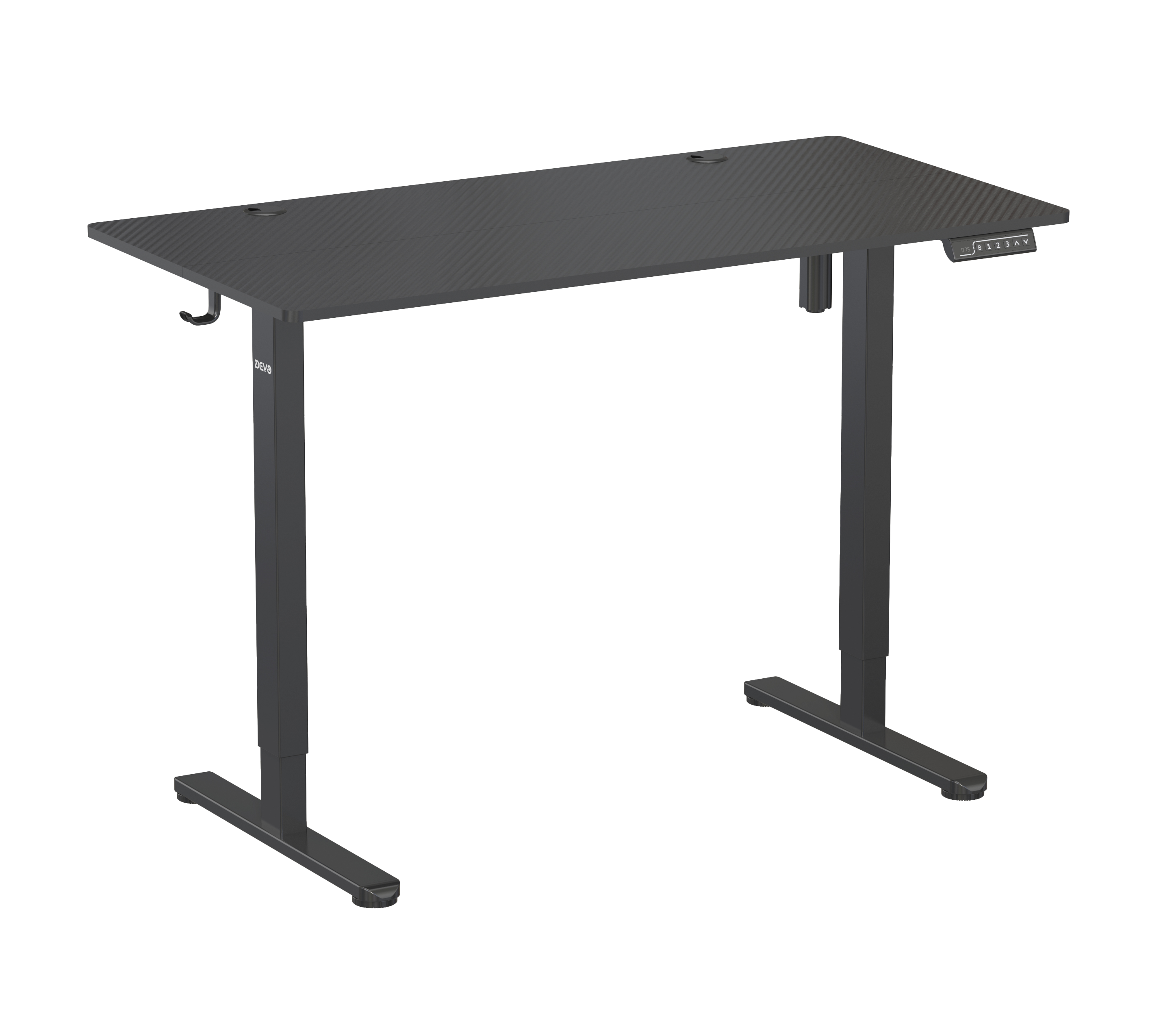 طاولة Devo Gaming Table - Agr Lite Table - 160x60 - Black Carbon