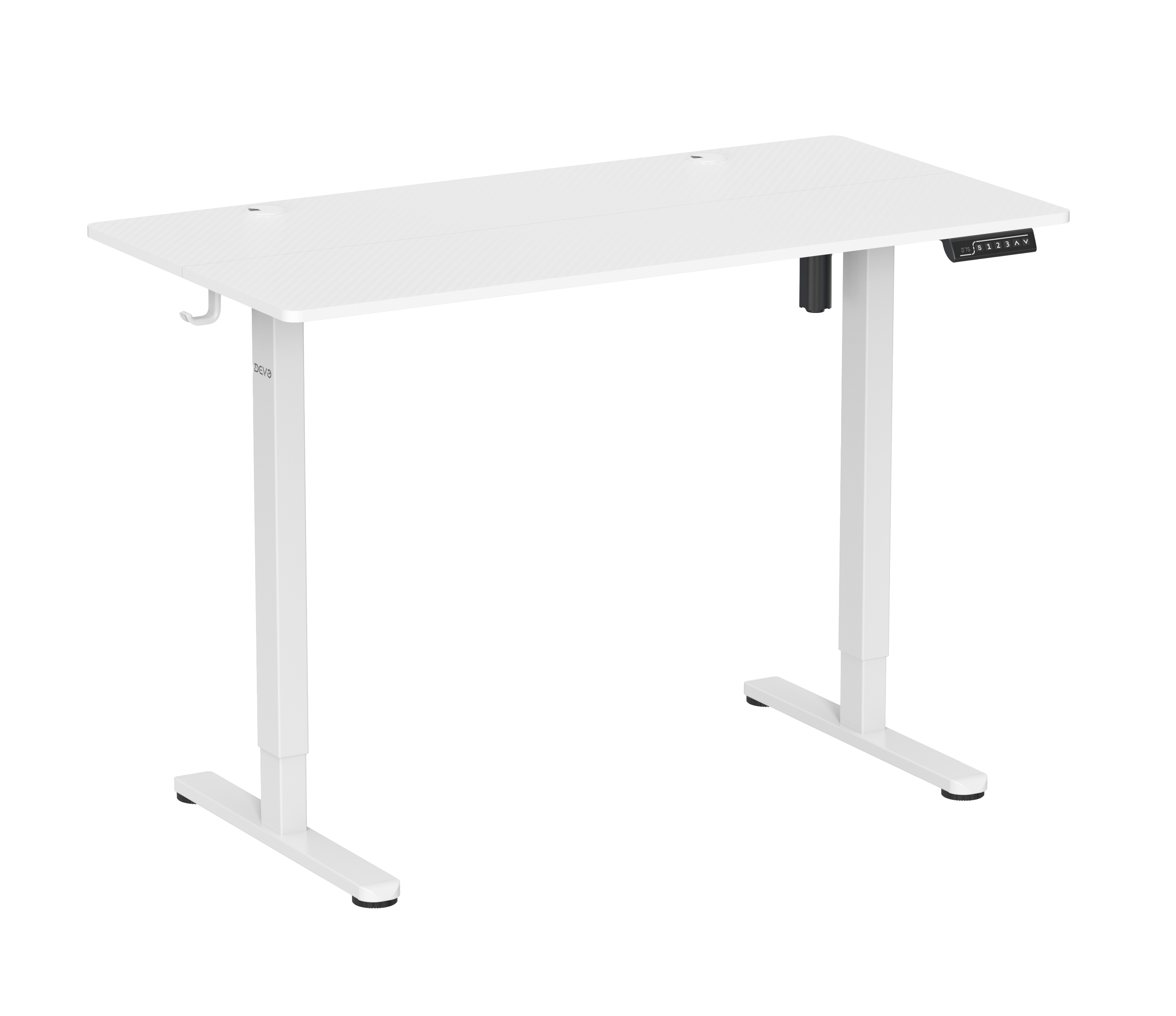 طاولة Devo Gaming Table - Agr Lite Table - 140x60 - White Carbon