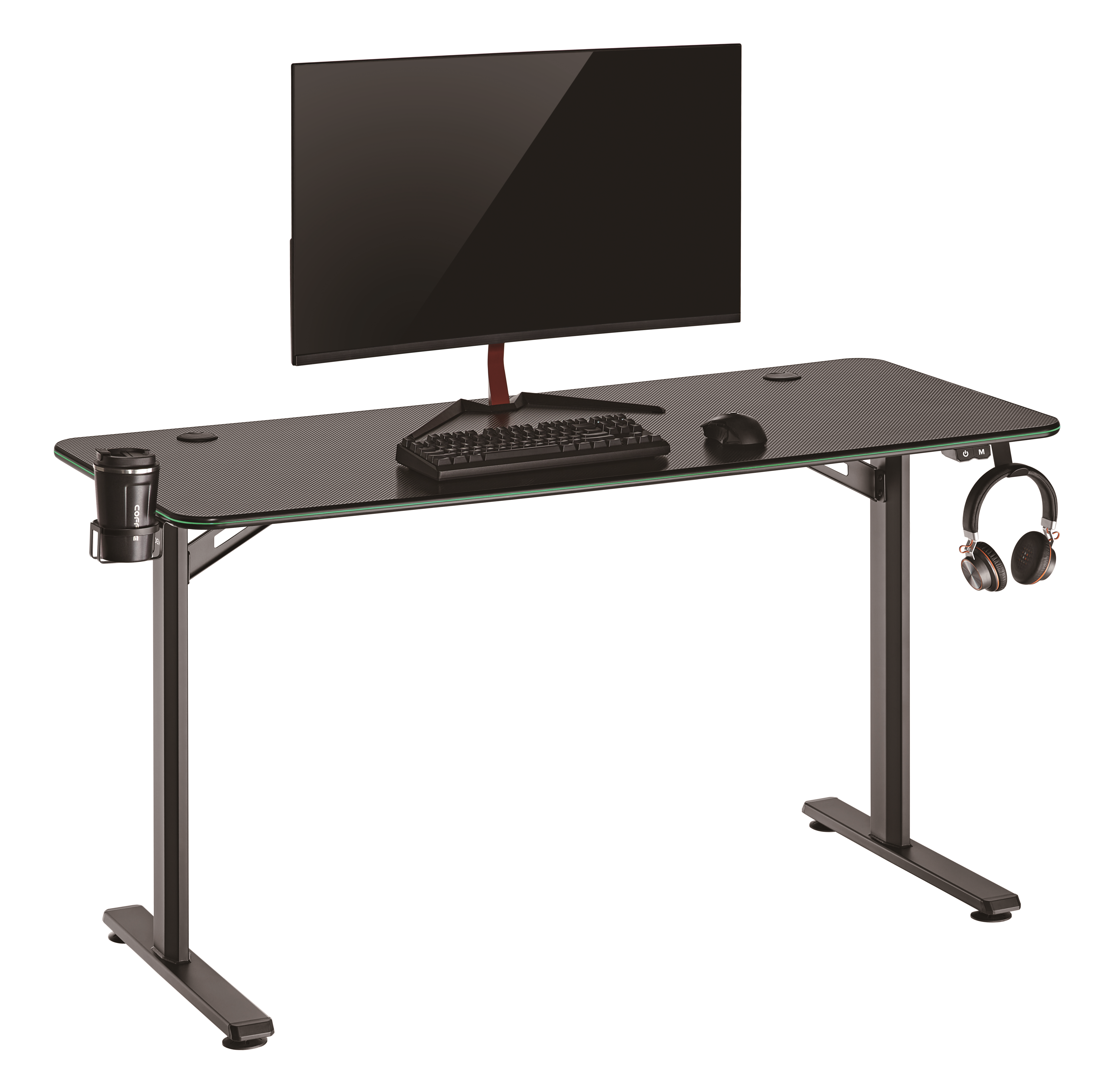 تفاصيل إضاءة RGB في طاولة ديفو Lumen