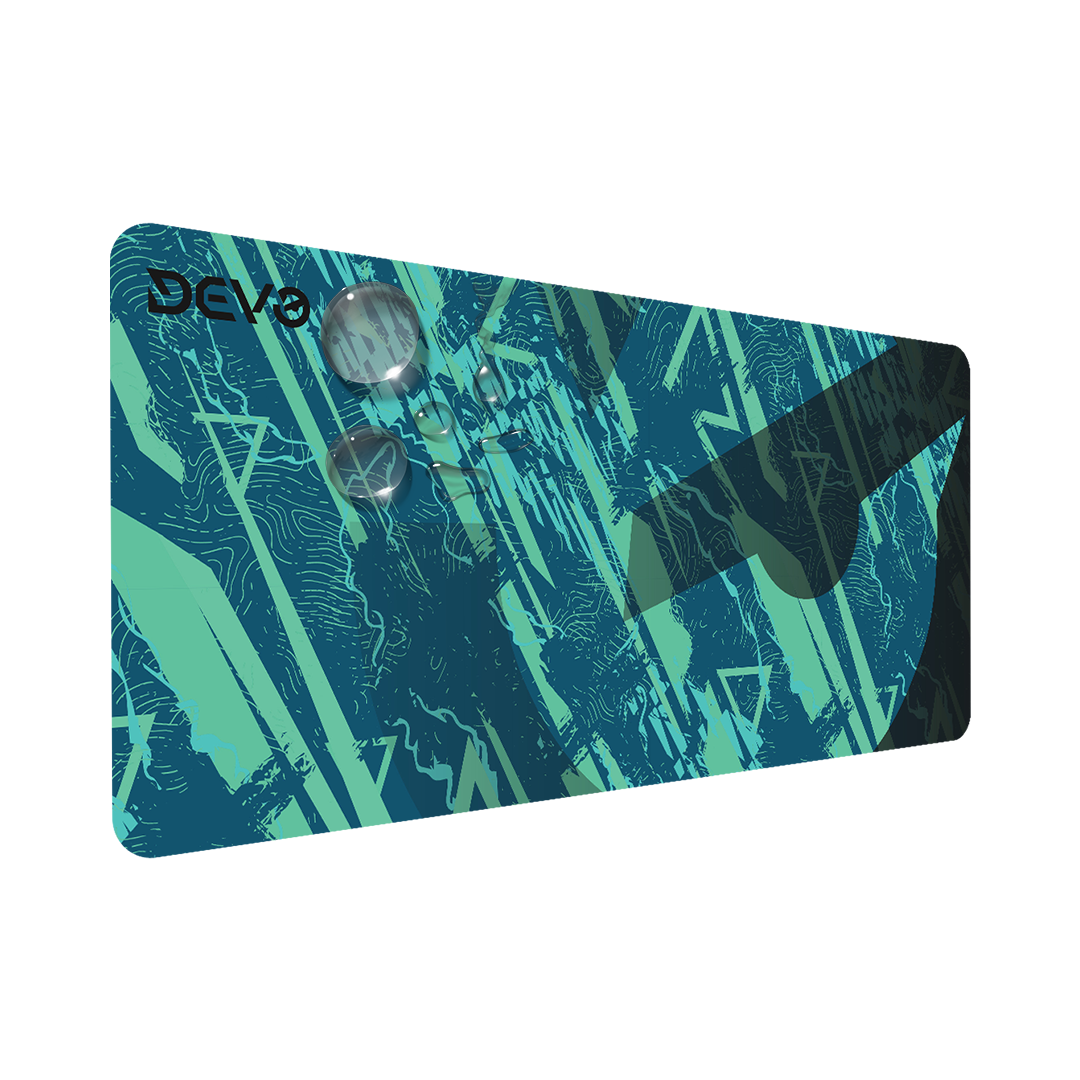 Devo Gaming Mouse Pad - Aqua Surge - 900 2