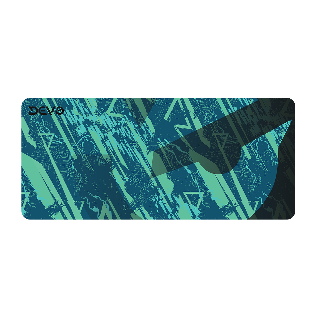 Devo Gaming Mouse Pad - Aqua Surge - 900