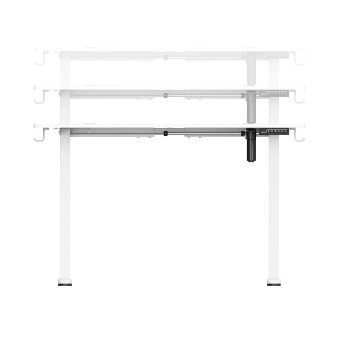 Devo Gaming Table - Agr Lite Frame - White 5